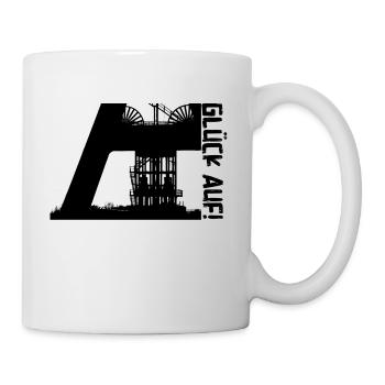 Glück auf - Tasse - Weiß - Rechts