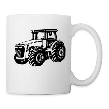 Tracteur - Mug blanc - blanc - Droite