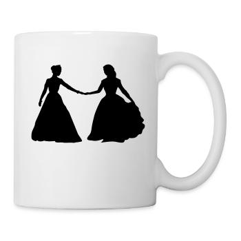 Lesbische Prinzessin, lgbt - Tasse - Weiß - Rechts