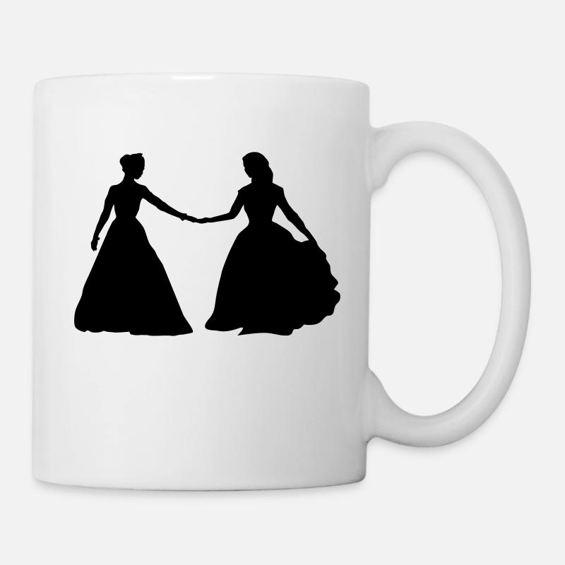 Lesbische Prinzessin, lgbt - Tasse - Weiß