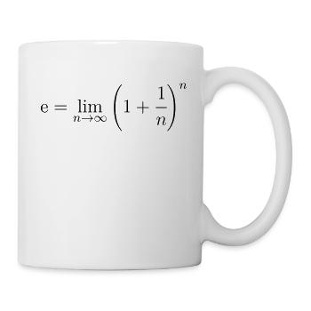 Euler's number - Mug - white - Right