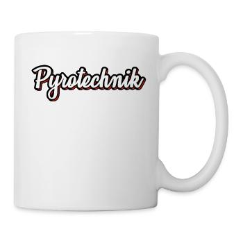 Pyrotechnik Pyro Feuerwerk - Tasse - Weiß - Rechts