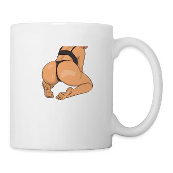 Sexy Ass Body Positivity beautiful Comic body - Mug blanc - blanc - Droite
