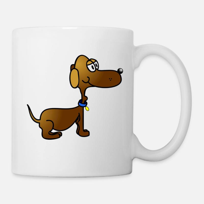 teckel - Mug blanc - blanc