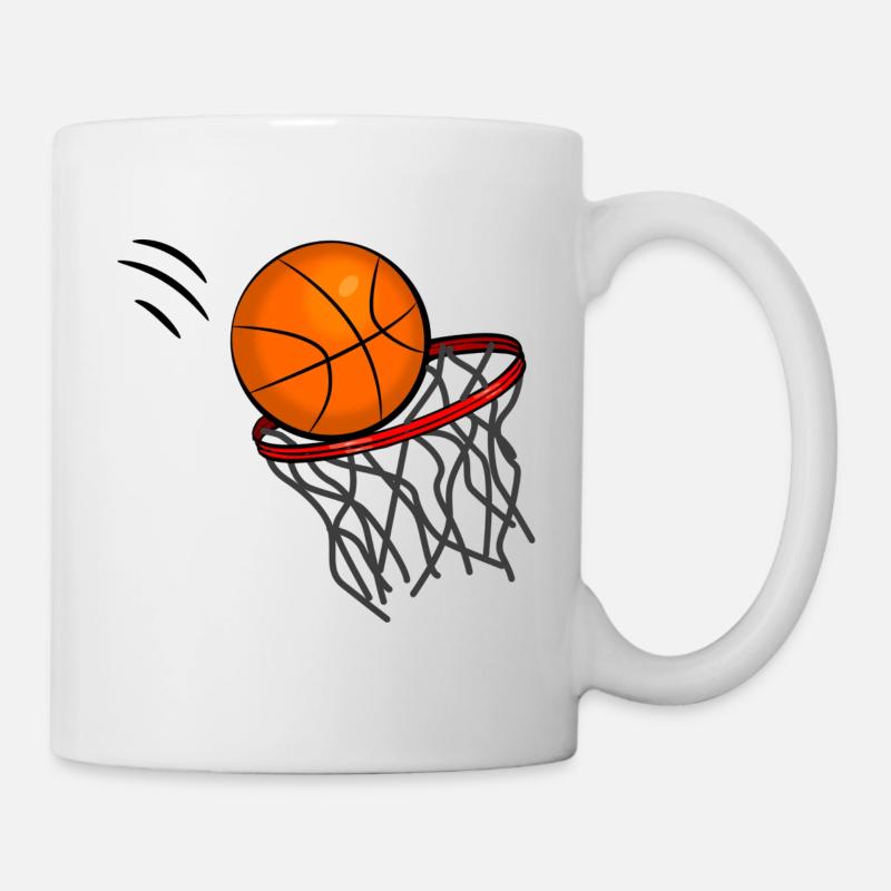 Basketball Temps Libre Cadeau Basketteur - Mug blanc - blanc