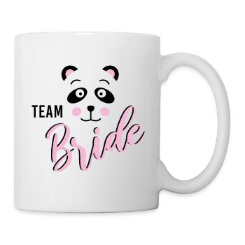 Bride Panda JGA Wedding Bride Team Group Shirt 2 - Mug - white - Right