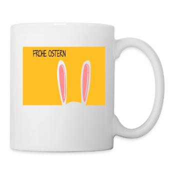 Frohe Ostern - Tasse - Weiß - Rechts