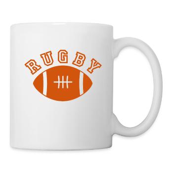 Rugby - Tasse - Weiß - Rechts