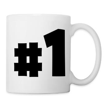 Top 1 - Tasse - Weiß - Rechts