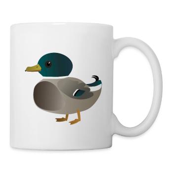 Mignon petit canard - Mug blanc - blanc - Droite