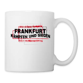 Frankfurt - kämpfen und siegen - Tasse - Weiß - Rechts