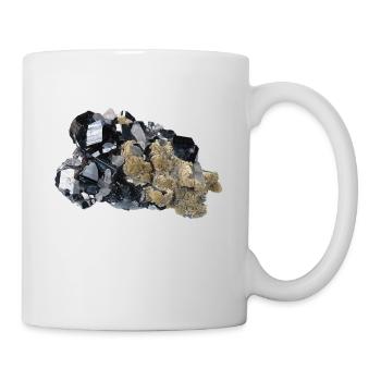 Cassiterit Kassiterit Zinnstein Mineral Kristall - Tasse - Weiß - Rechts