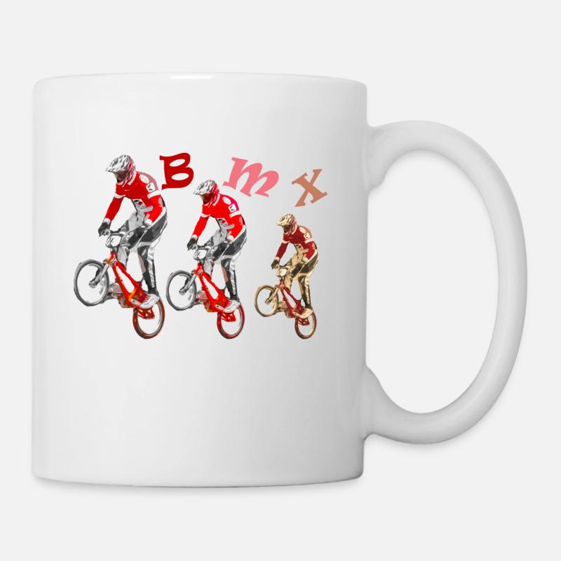 bmx - Mug blanc - blanc