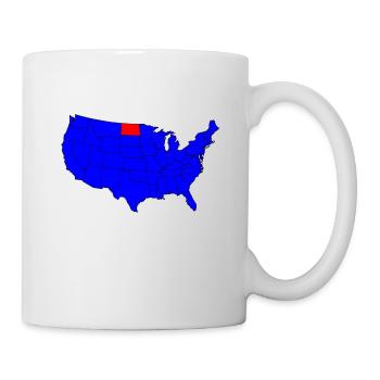 State of North Dakota Position - Mug - white - Right