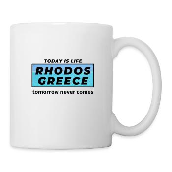 Rhodos Griechenland - Tasse - Weiß - Rechts