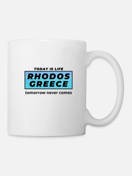Rhodes Greece - Mug - white