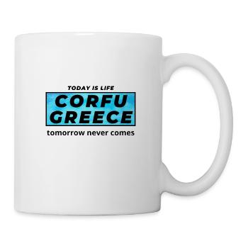 Corfu Greece - Mug - white - Right