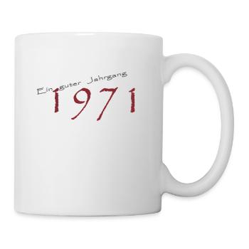 1971 ein guter Jahrgang - Tasse - Weiß - Rechts