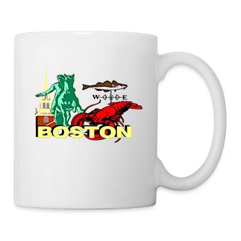 Boston - Tasse - Weiß - Rechts