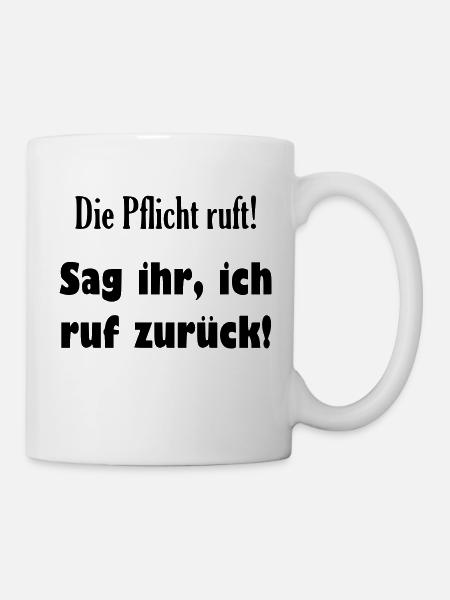 Lustiger cooler Spruch - Tasse - Weiß
