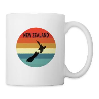 Retro - New Zealand - Mug - white - Right