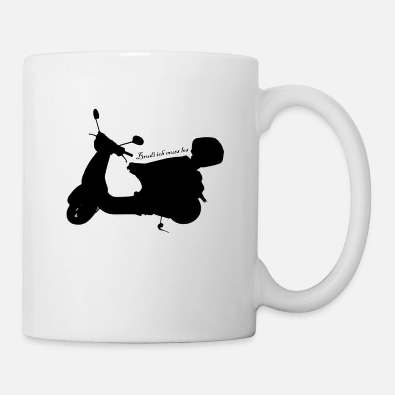 Roller Urlaub - Tasse - Weiß