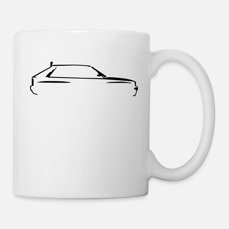 black delta - Mug - white