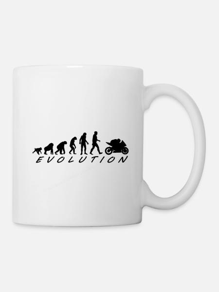 Evolution - Mug - white