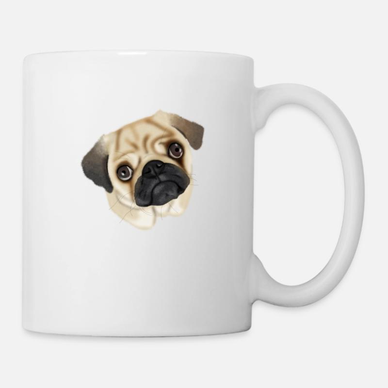 pug - Mug - white