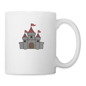 Burg - Tasse - Weiß - Rechts