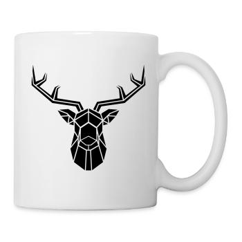 Deer head - Mug - white - Right