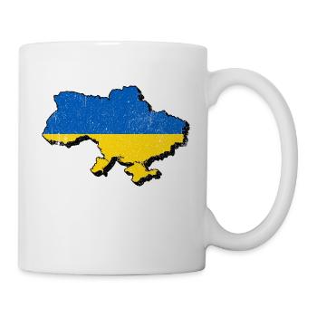 Ukraine - Tasse - Weiß - Rechts