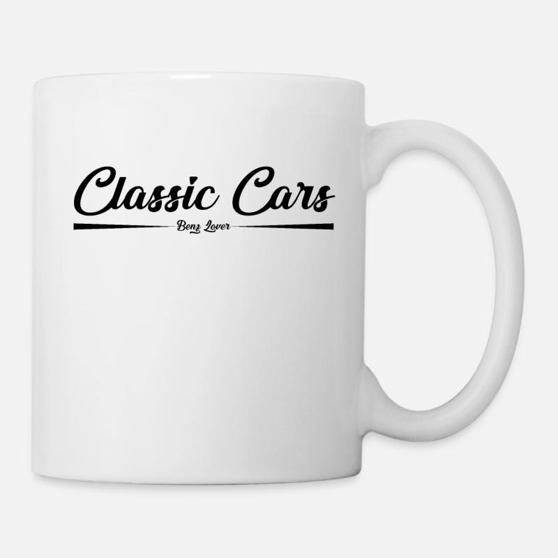 Voitures classiques - Mug blanc - blanc