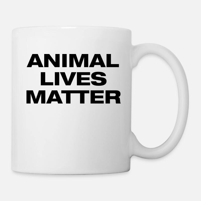 animal lives matter - Mug - white