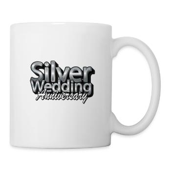 Le mariage d'argent peut venir - Mug blanc - blanc - Droite