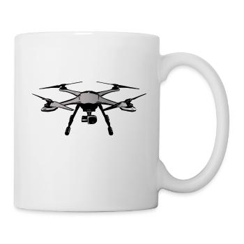 Drone - Tasse - Weiß - Rechts