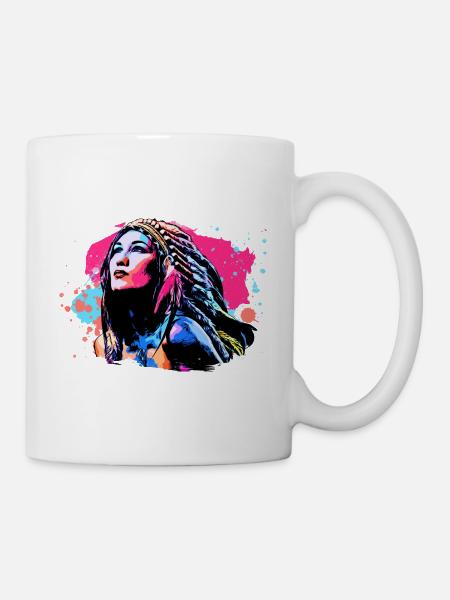 Indian woman - Mug - white