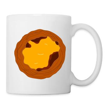 Portugiesische Eierkuchen - Tasse - Weiß - Rechts