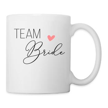 Team Bride Heart 2 - Mug - white - Right