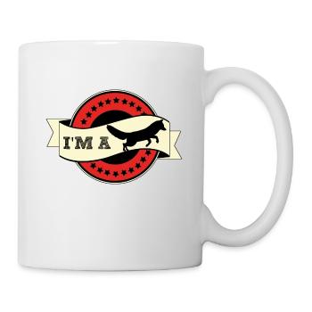 I’m a fox - Foxy lady - Clever fox - Brain Genius - Mug blanc - blanc - Droite