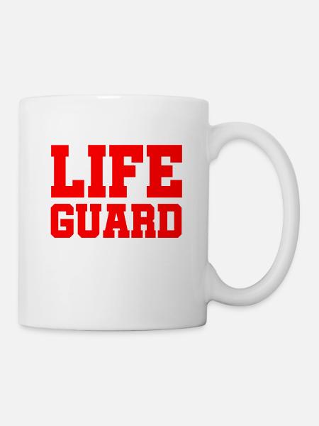Life Guard - Lifeguard Baywatch Rettungsschwimmer - Tasse - Weiß