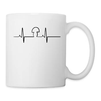 Mushroom ECG - Mug - white - Right