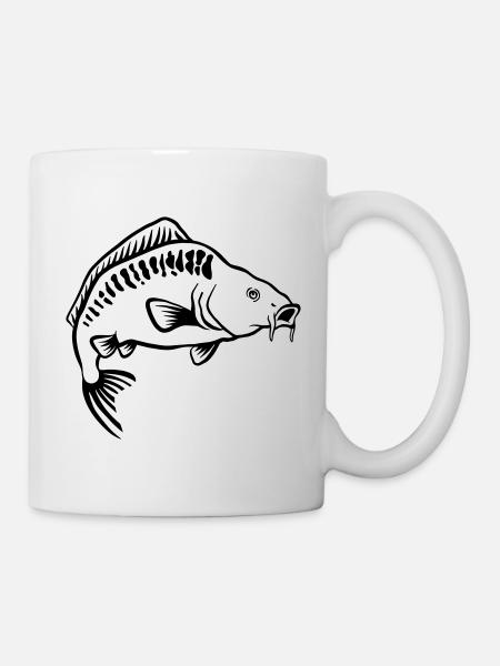 carpe - Mug blanc - blanc