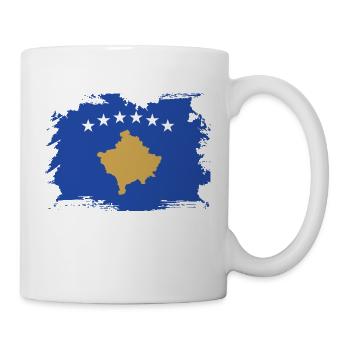 Cadeau du drapeau du Kosovo - Mug blanc - blanc - Droite