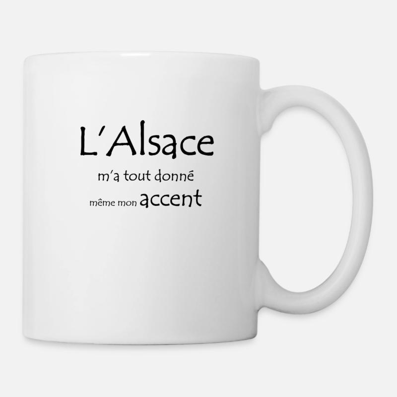 Alsace accent - Mug blanc - blanc
