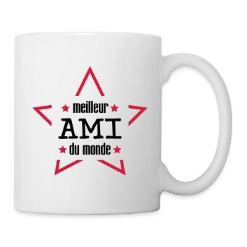 Meilleur Ami du Monde - Mug blanc - blanc - Droite