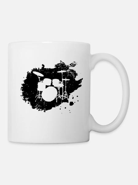 batterie splat - Mug blanc - blanc