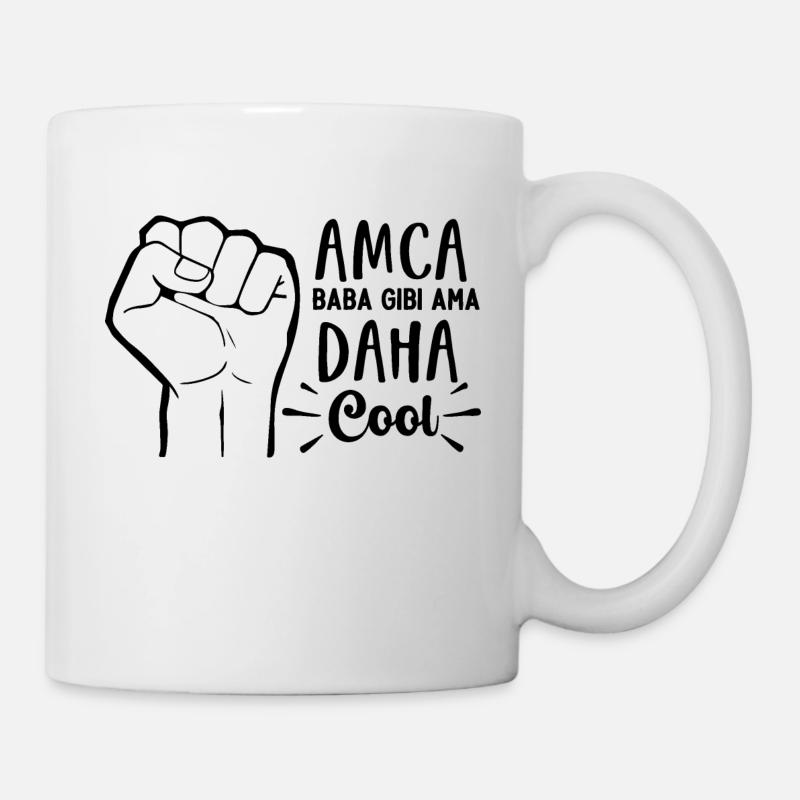 Amca Baba gibi ama daha Cool Oncle Baba turc - Mug blanc - blanc