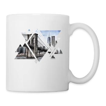 Brooklyn Bridge New York City Amerika USA - Tasse - Weiß - Rechts