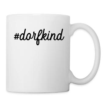#dorfkind - Tasse - Weiß - Rechts